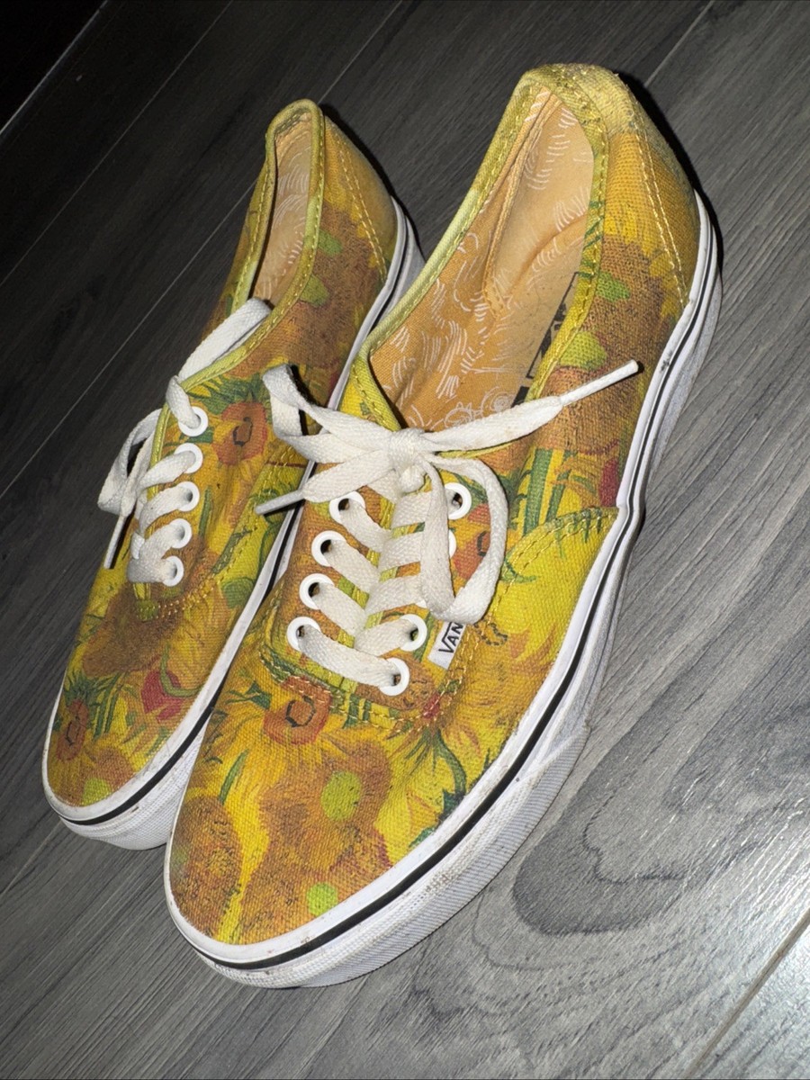 VANS Vincent Van Gogh x Sunflowers Van Gogh Museum Amsterdam Mens Size 7 View 4