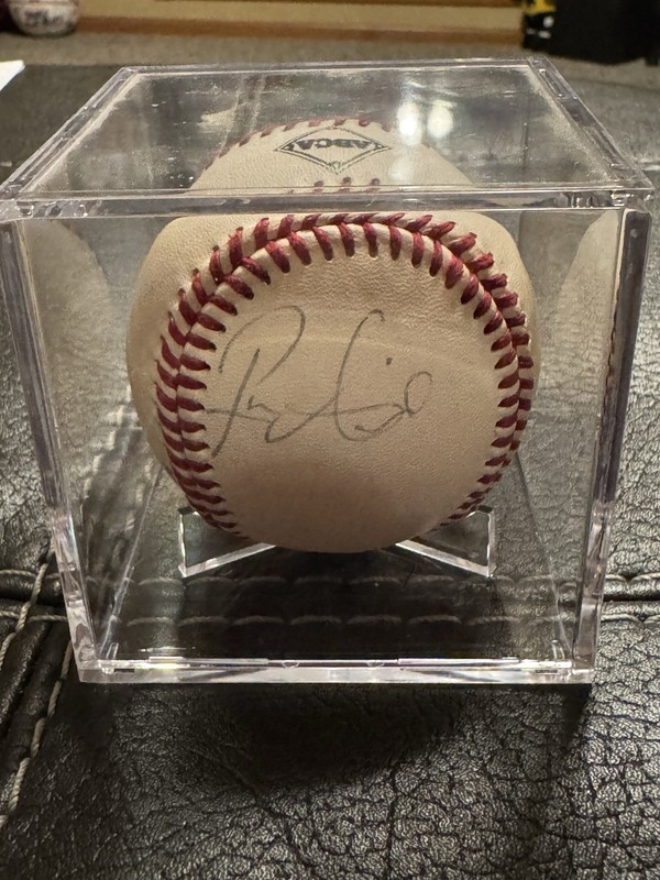 ⚾️ Rick Ankiel Autographed Baseball Signed In 2005 At Quad City Swing Game