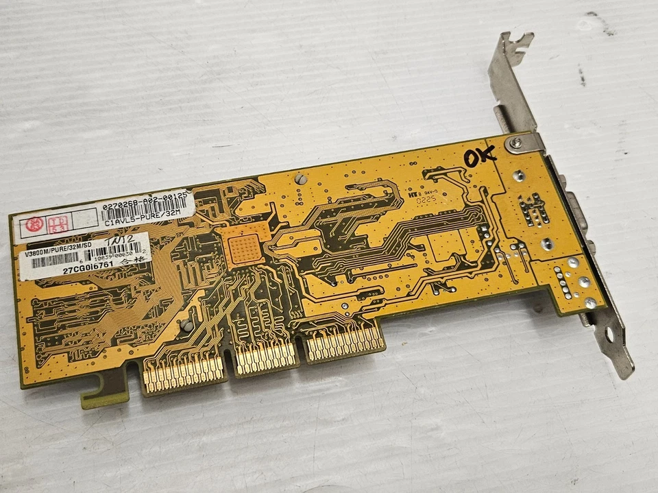 NVIDIA Riva TNT2 M64, 32MB SD-RAM AGP 2x/4x, Asus V3800M-LP, WORKING - Image 3 of 4