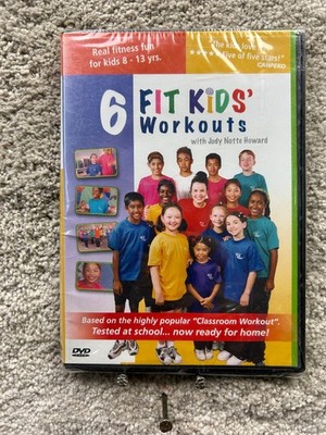 6 Fit Kids' Workouts DVD 2008 Judy Notte Howard Fitness Exercise Children