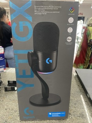 Logitech G Yeti GX Dynamic RGB Gaming Microphone - Black