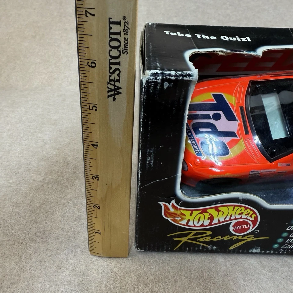 De colección Hot Wheels #10 Tide NASCAR Fast Facts 1:24 Diecast Car Ricky Rudd Nuevo  Foto 4 de 4
