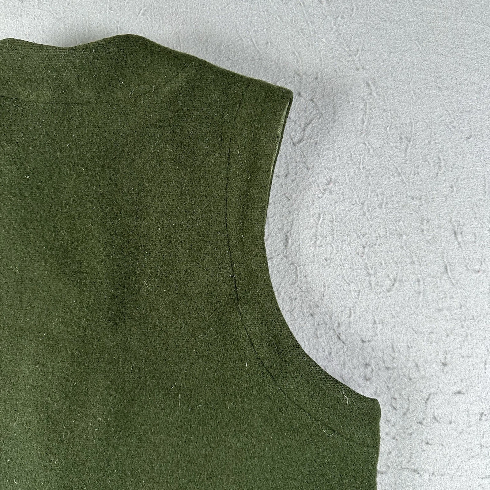 Boreal Mountain Anoraks Vest Men’s Small Green Wool Outdoor Hiking Hunting - product detail image 18