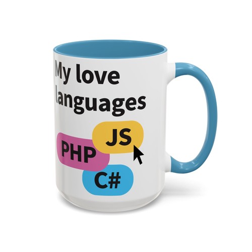 Taza de café Accent Dev PHP JS CS oficina de programación - Imagen 19 de 41