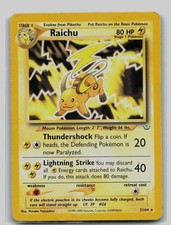 Pokemon TCG Raichu 21/64 Neo Revelation HP on eBay