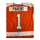 Bernie Parent Signed PSA Authenticated Hockey Jersey Philadelphia Flyers HOF