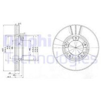 Delphi 2X Bremsscheibe Vorne Ø257Mm BelüFtet FüR VW Taro Toyota Hilux VI