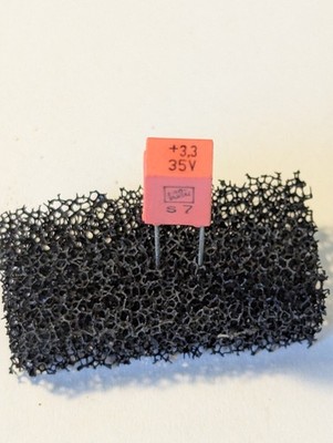 5x ERO Roederstein Tantal 3,3µF 35V Tantalkondensator NOS Vintage