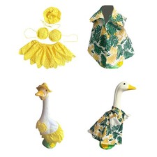 Porch Goose Outfit Costume Fits 23" Tall Statue Creative Lovely Goose Clothing
