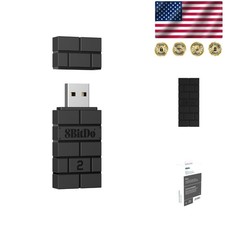 USB Wireless Adapter 2 Black Edition for Hassle-Free Controller Connectivity
