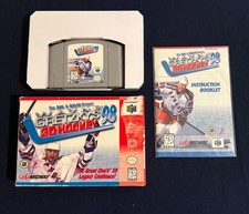 Wayne Gretzky's 3D Hockey '98 Nintendo 64 N64 CIB Authentic Tested Working