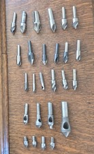 (26) Countersinks Various Sizes/Makers incl. Weldon, Schrillo, etc. USA