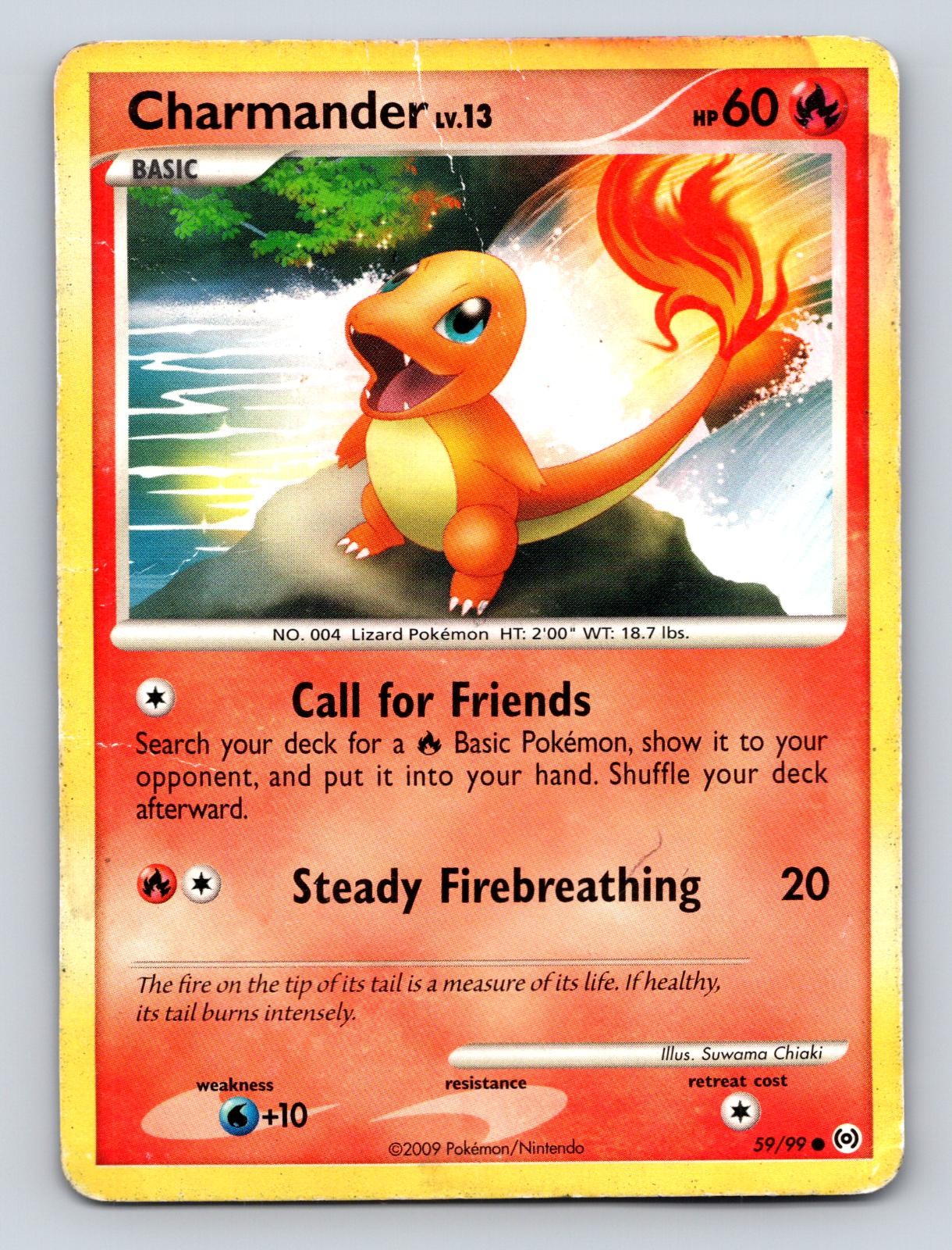 Charmander 59/99 Common Arceus Pokemon Heavily Played