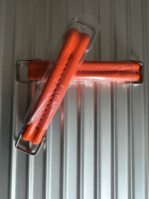 für Rimowa Alu - Classic: 2 neue Rimowa Ledergriffe / Griffe in orange