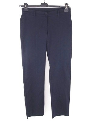 S3ss Damen Hose Blau Größe M Schmales Bein Klassischer Business Style