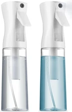 2 Pack Continuous Spray Bottles - Ultra Fine Mist Sprayer | Water Spray Bottle