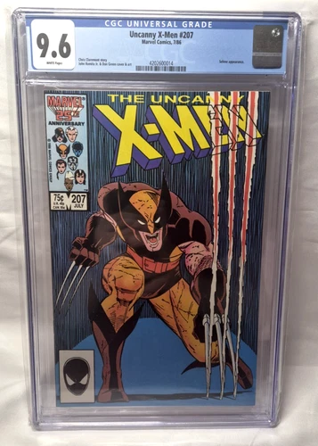 UNCANNY X-MEN #207 Vol.1 CGC Graded 9.6 Marvel Comics, 1986