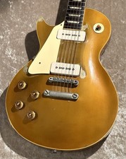 Gibson USA Les Paul Standard Gold Top "Left Hand" 1957 Vintage mit Hartschale...