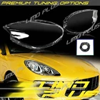 For 2015-2018 Porsche Macan Left & Right Headlight Shell Lamp Shade Lens Cover