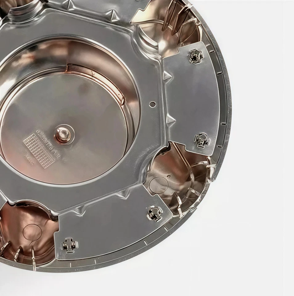 4x7in Silver Chrome Wheel Hub Covers Suitable For 1997-2003 Ford F150 Expedition Foto 2 de 4