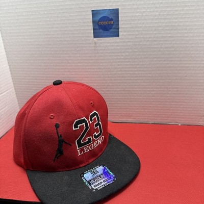 Headlines Black/Red Snap-Back Hat  23 Legends  Lid (cap)