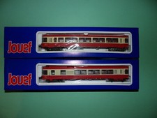 JOUEF diesel railroad EAD X4700 + red/cream trailer 862600 + 548900 NEW (No. 7)