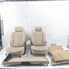 Mercedes Benz R107 Tan Leather Seat Set Oem 280sl 450sl 380sl 560slsl 1980-1989 Mercedes Benz R107 Tan Leather Seat Set Oem 280sl 450sl 380sl 560slsl 1980-1989