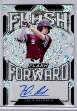 2020 LEAF FLASH FORWARD ZACH DELOACH MLB ROOKIE RC AUTO #FFZDL