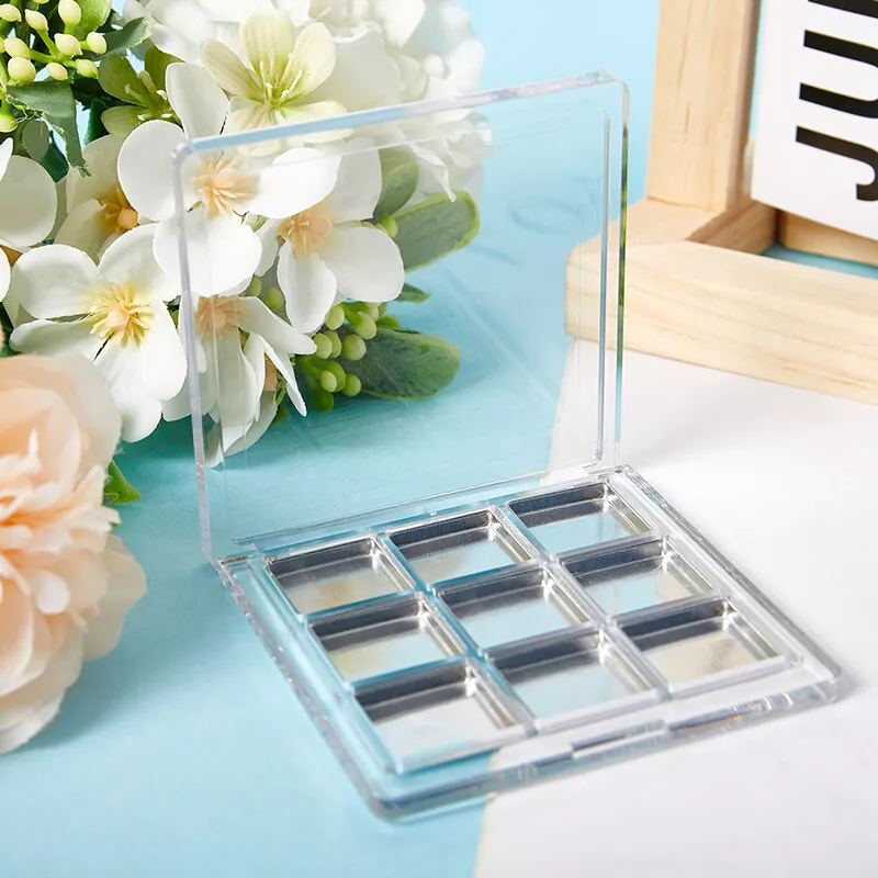 9 Grids Empty Eyeshadow Palette Eye Makeup Storage Dish DIY Eye