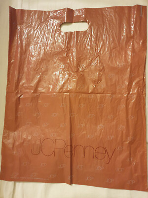 Backpack Jcpenney Clear Purse NEW JC Penney Vintage Plastic Bag