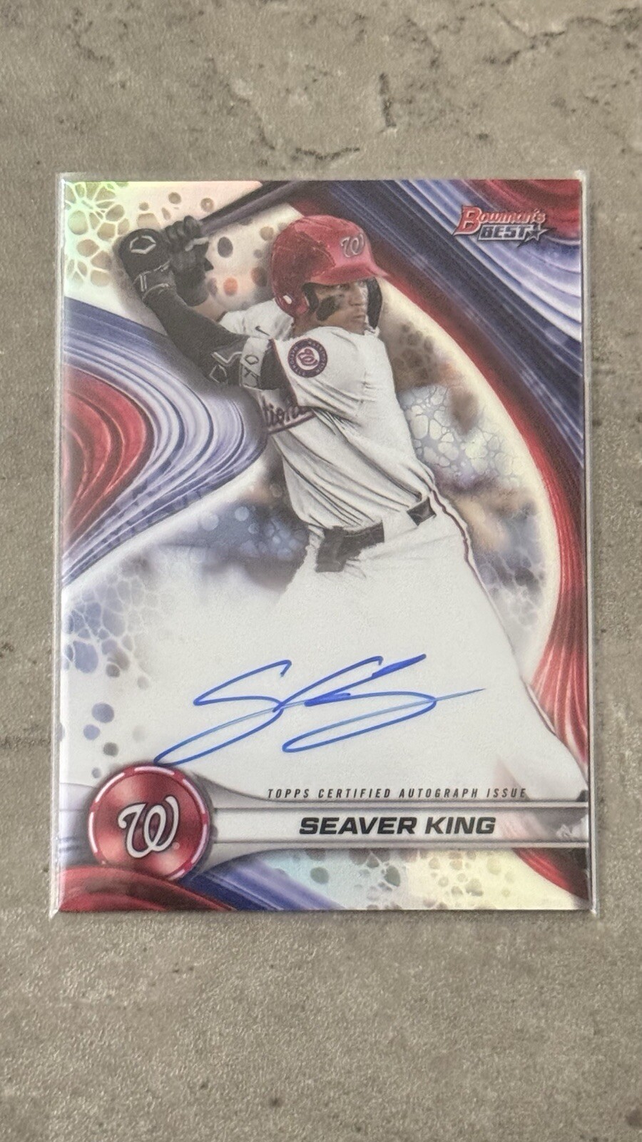 2024 Bowman’s Best ⚾️ Seaver King. Auto Signature B24-SK.