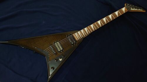 Guitarra Eléctrica Jackson Stars Randy Rhoads V Negra Usada de Japón - Imagen 1 de 7