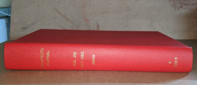 The Architects Journal Volume 212: October-December 2000 - Bound Set