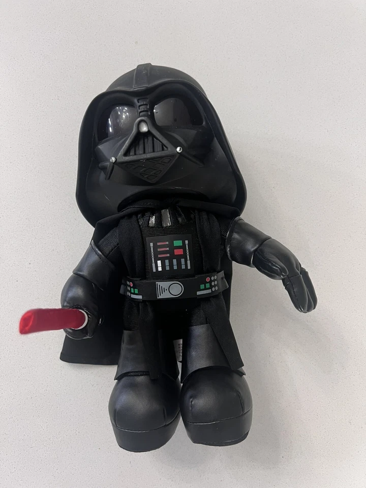 Star Wars DARTH VADER Voice Manipulator Plush Light Up Lightsaber Working - Image 3 of 4