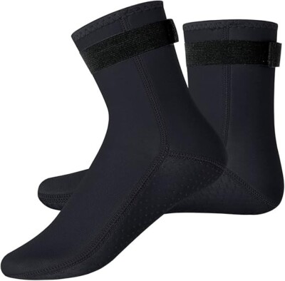 YDQUANI 3mm Neoprene Wetsuit Socks Boots Anti-slip UK Diving Swimming  Medi UK