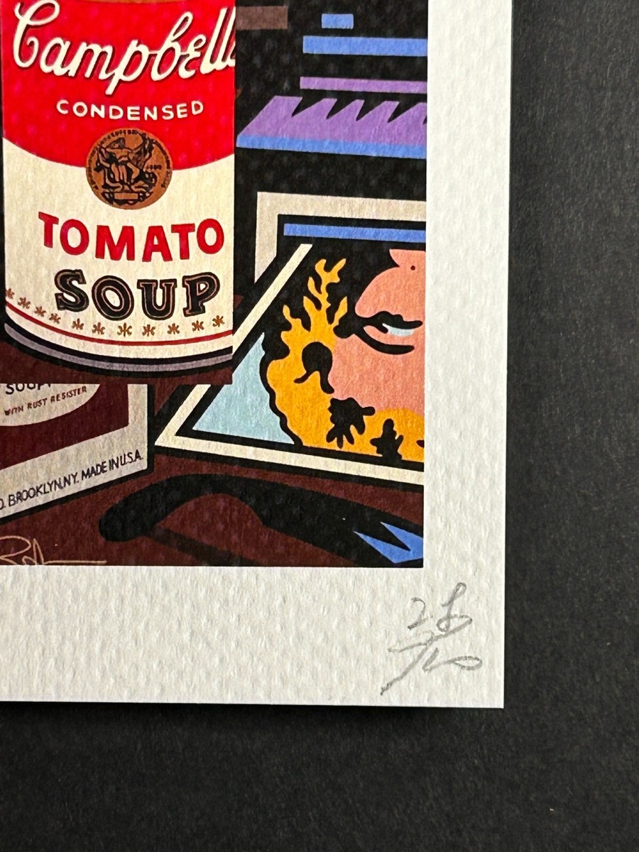 DEATH NYC 45x32cm Ltd Ed Signed Graffiti Pop Art Print 