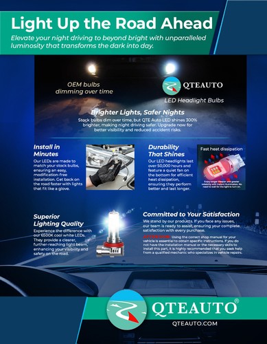 9005/HB3/HB10 LED High Beam 140W For 2016-2018 Ford Police Interceptor Utility - Picture 2 of 4