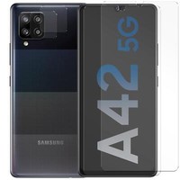 Schutzfolie FüR Samsung Galaxy A42 5G Display Schutzglas 2X Kamera Folie Glas
