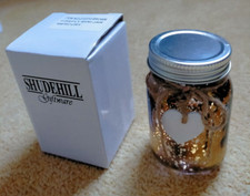 Neu Shudehill Giftware Kupfer Braun Glas Glühwürmchen Mini Glas Quecksilber - Neu in OVP