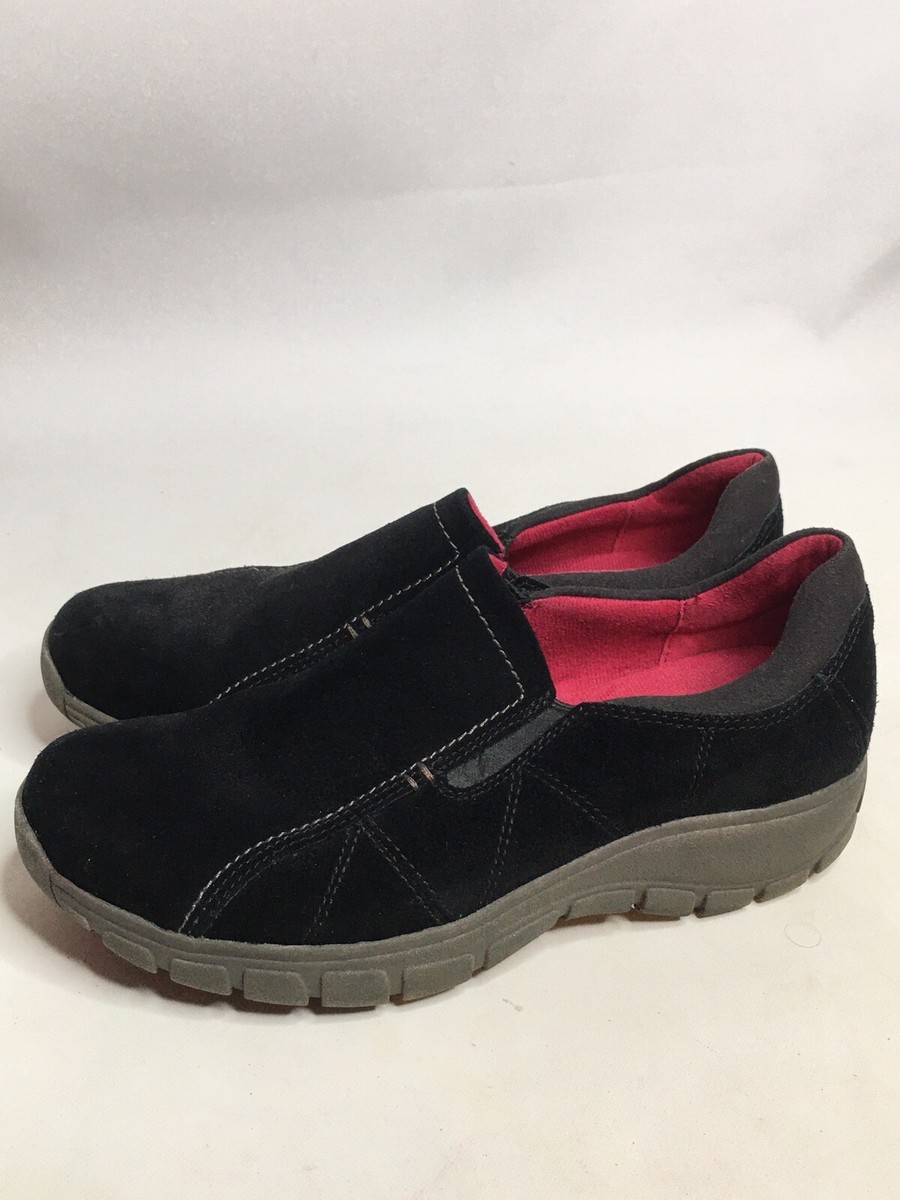 Black Clarks Women 7.5 M Loafers Casual Slip on Driving  display picture 2