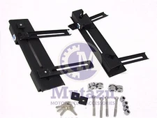"CLICK ON"  DETACHABLE QUICK RELEASE MOUNTING BRACKETS FOR UNIVERSAL SADDLEBAGS