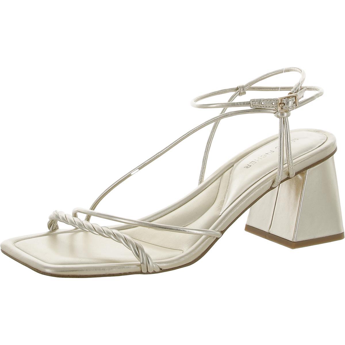 Женские босоножки Marc Fisher с золотыми ремешками Mayn 6 среднего размера (B,M) BHFO 0758