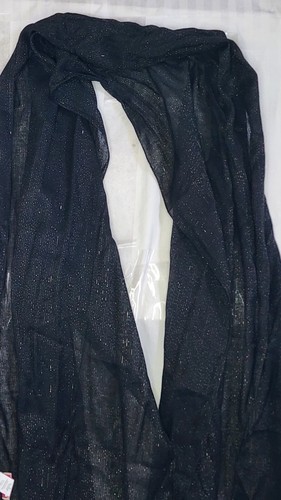 Echo Subtle Shine Metallic Oblong Fringe Scarf - Picture 2 of 5