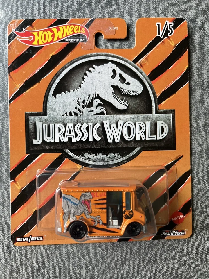 Hot Wheels Real Riders Premium Jurassic World Set Unimog Bread Box Airflow - Image 2 of 4