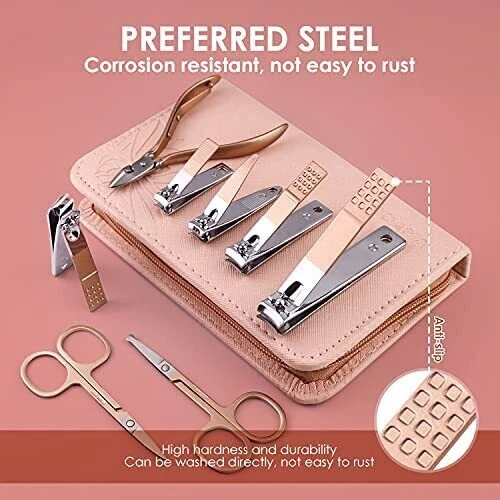 Manicure Set 30 in 1 Nail Clipper Set, Nail Clippers, Fingernail & Toenail Clip - Picture 5 of 6