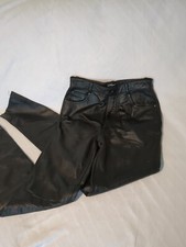 Wilsons Maxima Leather Straight Leg Pants Black Size 4