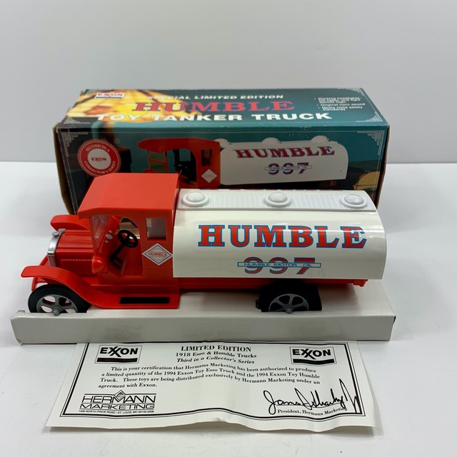 Exxon Humble Motor Oil 997 Toy Tanker Truck Special Limited Edition eBay