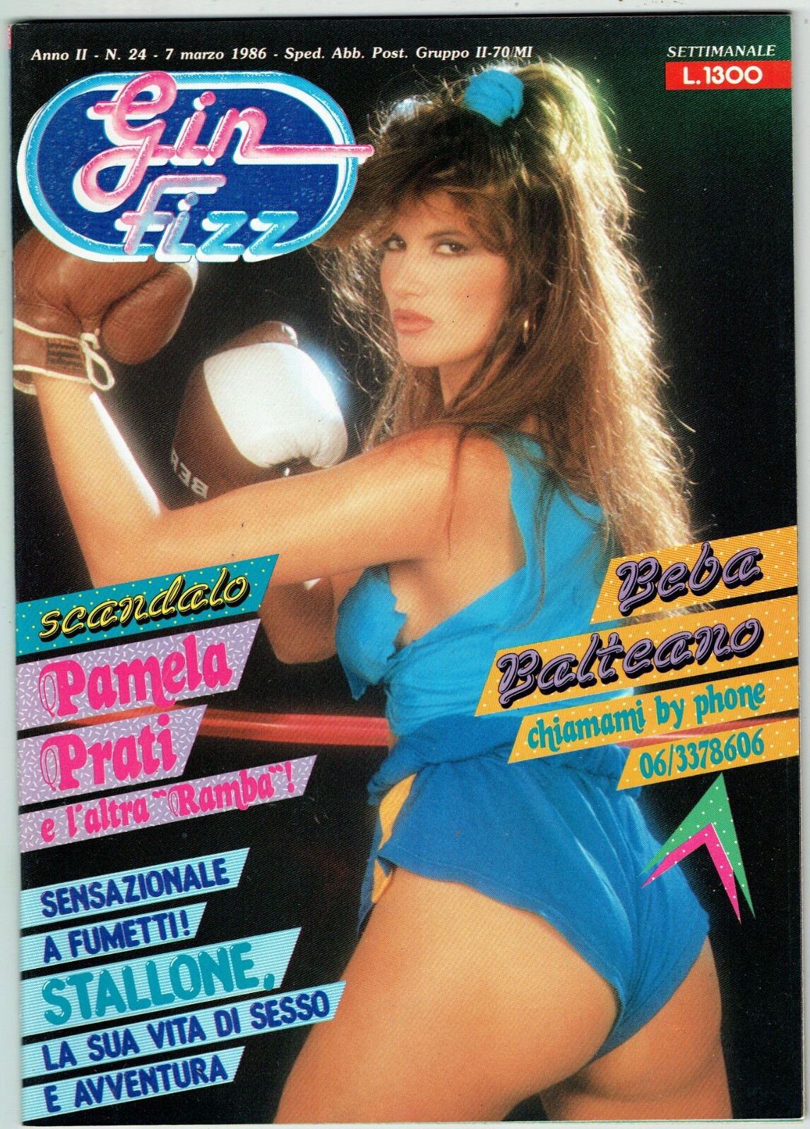 GIN FIZZ 1986/24=PAMELA PRATI=ADRIANA RUSSO=SANDRA WEY=ILEANA CARISIO RAMBA  MALU | eBay