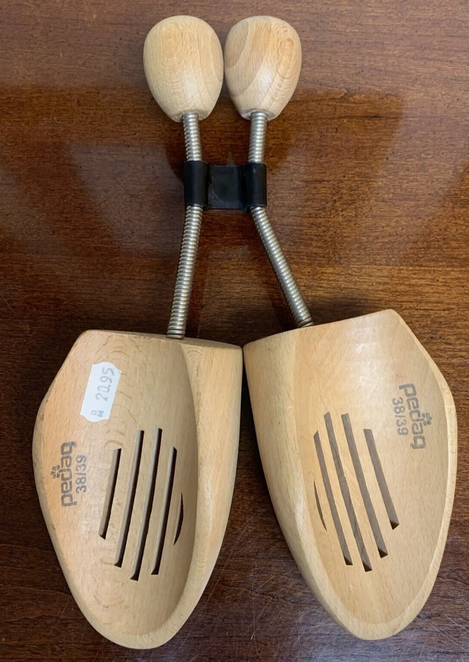 Árbol guardián forma zapato madera madera pedag vintage con resorte talla 38 39 Foto 2 de 3