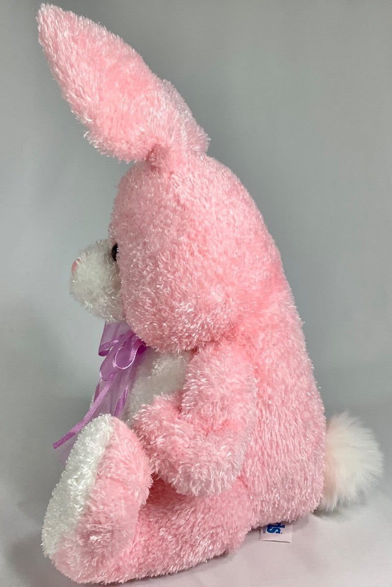 PinkRabbit ① Pink Rabbit Bunny C0710A Shinada Company Plush 9